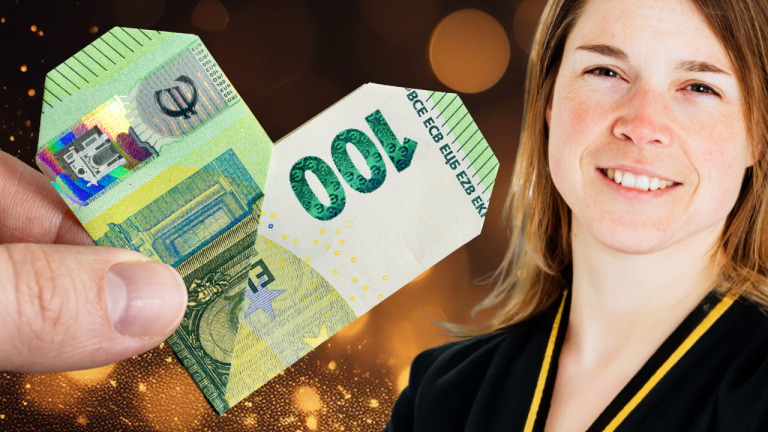 Vorschaubild für Video-Tutorial: Herz aus 100 Euro Geldschein falten